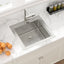 Sarlai 21''Drop In Workstation Bar Sink 16 Gauge SUS304 Stainless Steel Topmount Prep Sink with Pull Out Faucet & Full Accessories