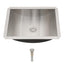 Sarlai 18'' Stainless Steel Undermount Rectangle Bathroom Sink with Drain