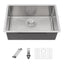 Sarlai 26in Undermount Single Bowl Stainless Steel Kitchen Sink