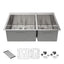 Sarlai 33'' ¡Á 22'' Stainless Steel Double Bowl Drop-in Kitchen Sink