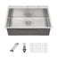 Sarlai 30'' x 22'' Stainless Steel Single Bowl Drop-In Kitchen Sink