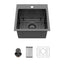 Sarlai 15'' x 15'' Drop In Prep RV Single Bowl Stainless Steel Bar Sink
