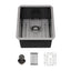 Sarlai 15'' x 17'' Undermount Single Bowl Stainless Steel Bar Sink