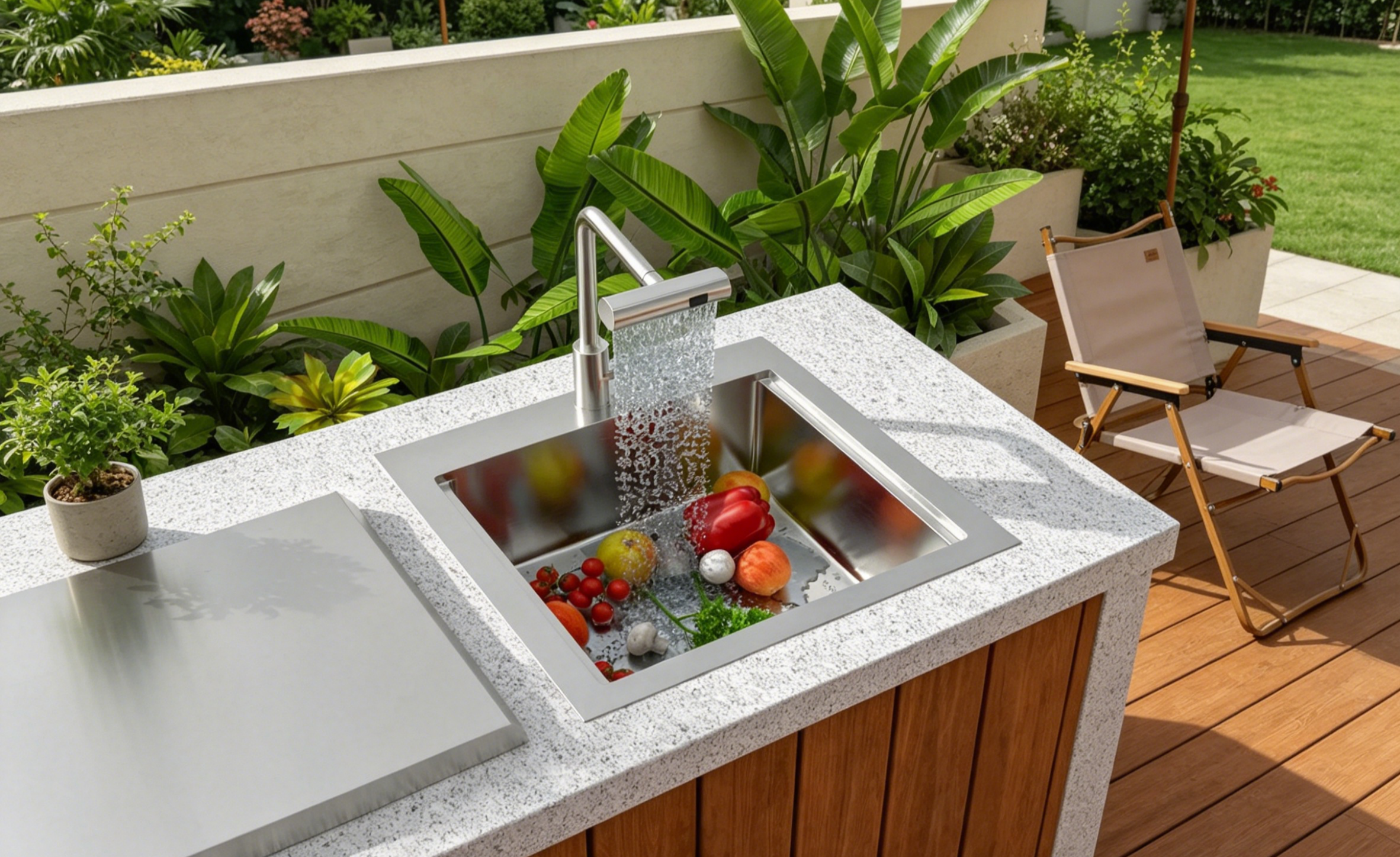 Summer Outdoor Sink Maintenance: Prevent Rust, Mold &amp Grease Buildup