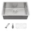 Sarlai 30''x 18''Stainless Steel Undermount Single Bowl Kitchen Sink