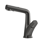 Sarlai 3 Modes 360° Rotating Pull Down Sprayer Stainless Steel Bathroom Faucet