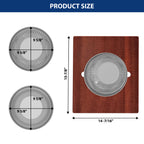 Sarlai 36in Undermount Workstation Sink - 16 Gauge 60/40 Double Bowl with Salad Prep Bowls