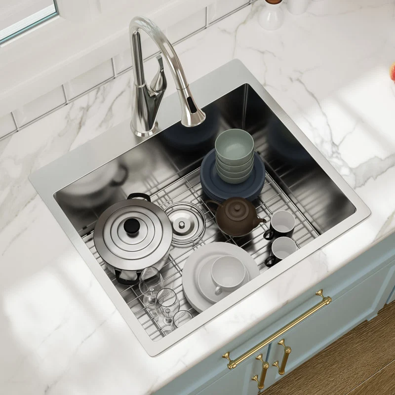 Sarlai 574 x 442mm Stainless Steel Kitchen Sink Bottom Grid