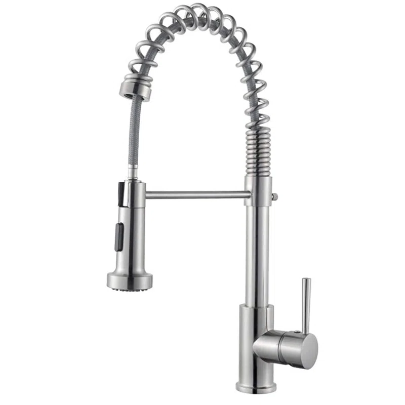 Sarlai Single Handle Pull Down Spring Kitchen Faucet
