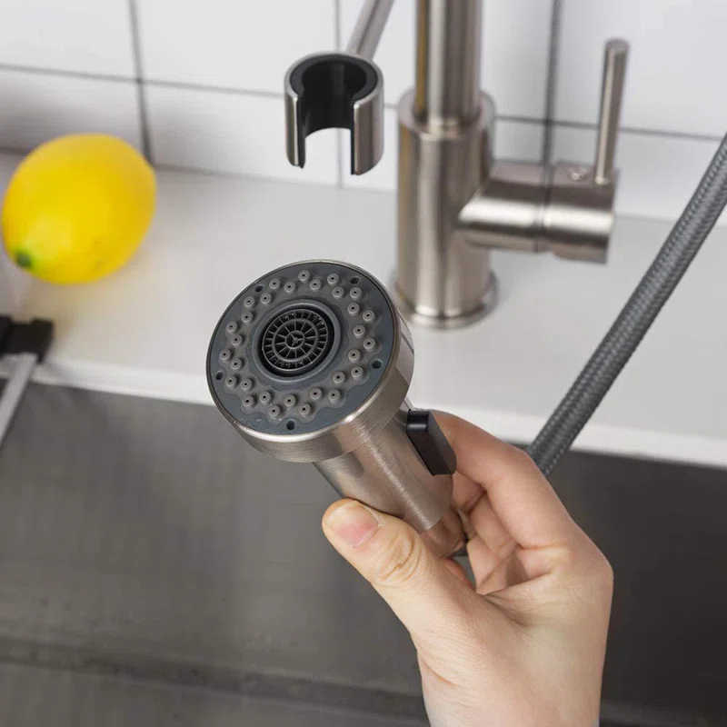 Sarlai Single Handle Pull Down Spring Kitchen Faucet