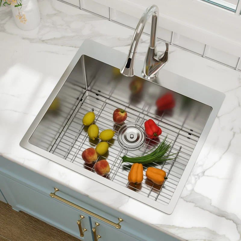 Sarlai 574 x 442mm Stainless Steel Kitchen Sink Bottom Grid