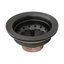 Sarlai 3.5'' Matte Black Kitchen Sink Drain Assembly