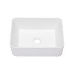 Sarlai 16'' x 12'' Ceramic Rectangular Drop-in Bathroom Vessel Sink