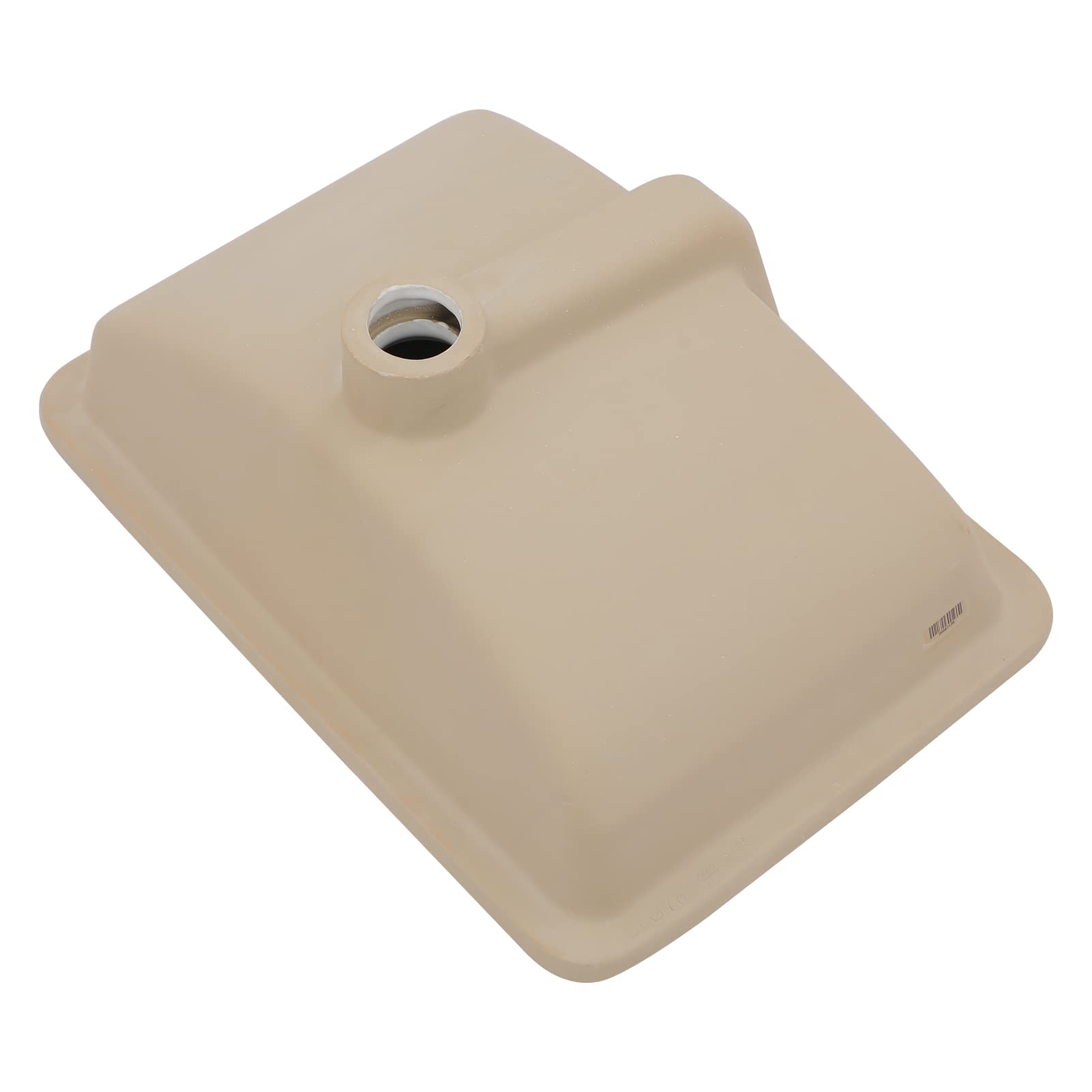 Sarlai 19.4in x 13.7in White Ceramic Rectangular Undermount Bathroom Vessel Sink with Overflow
