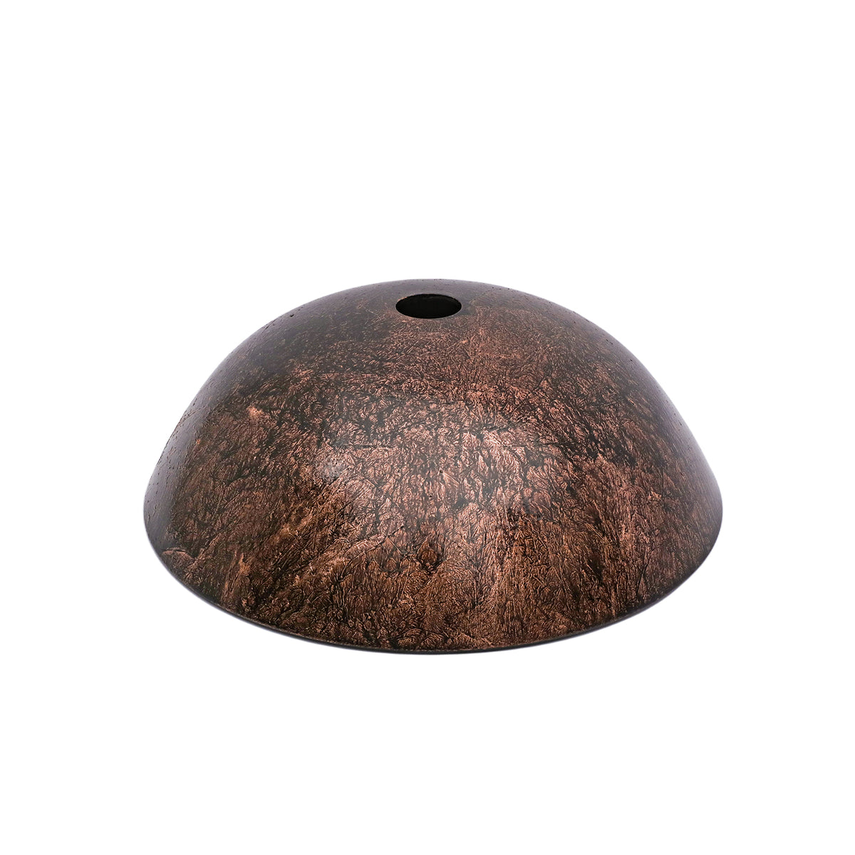 Sarlai 16.5''x16.5'' Round Brown Tempered Glass Vessel Sink Combo Black Faucet & Pop Up Drain