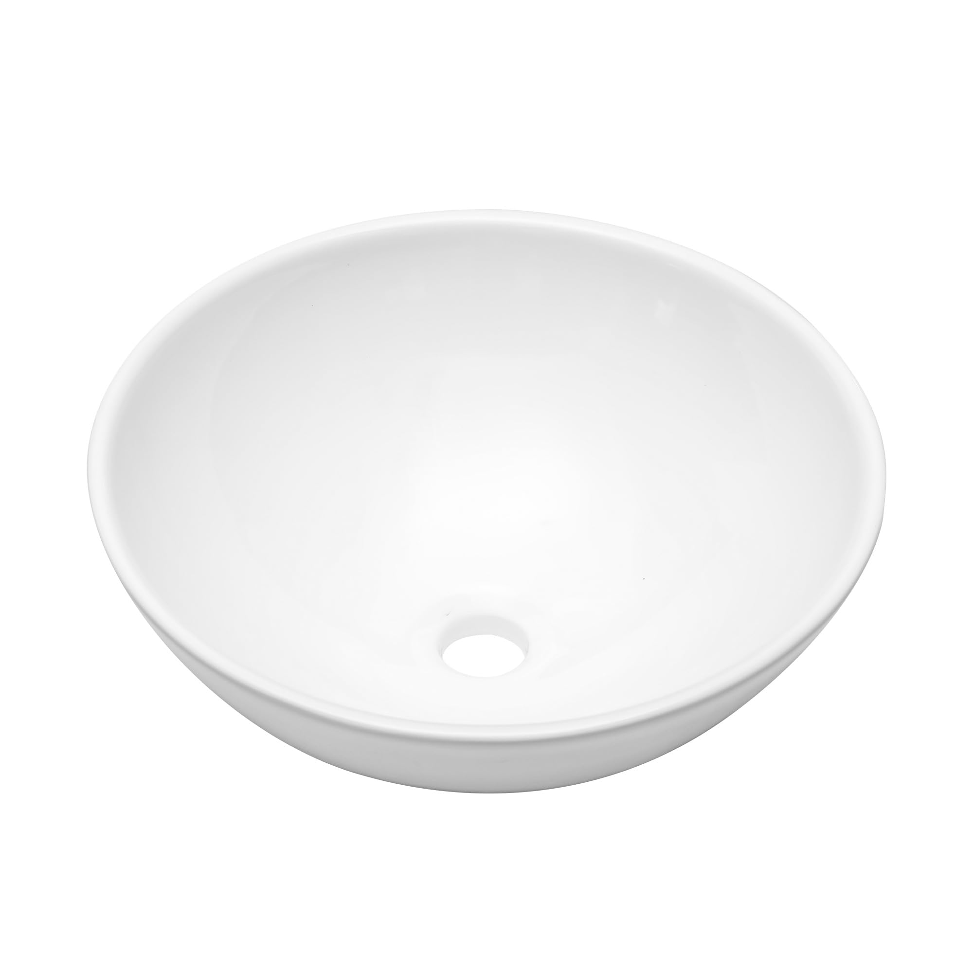 Sarlai 16'' x 16'' Modern White Ceramic Vessel Bathroom Sink