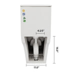 Sarlai White Elongated Modern One Piece Toilet - MTLD-818
