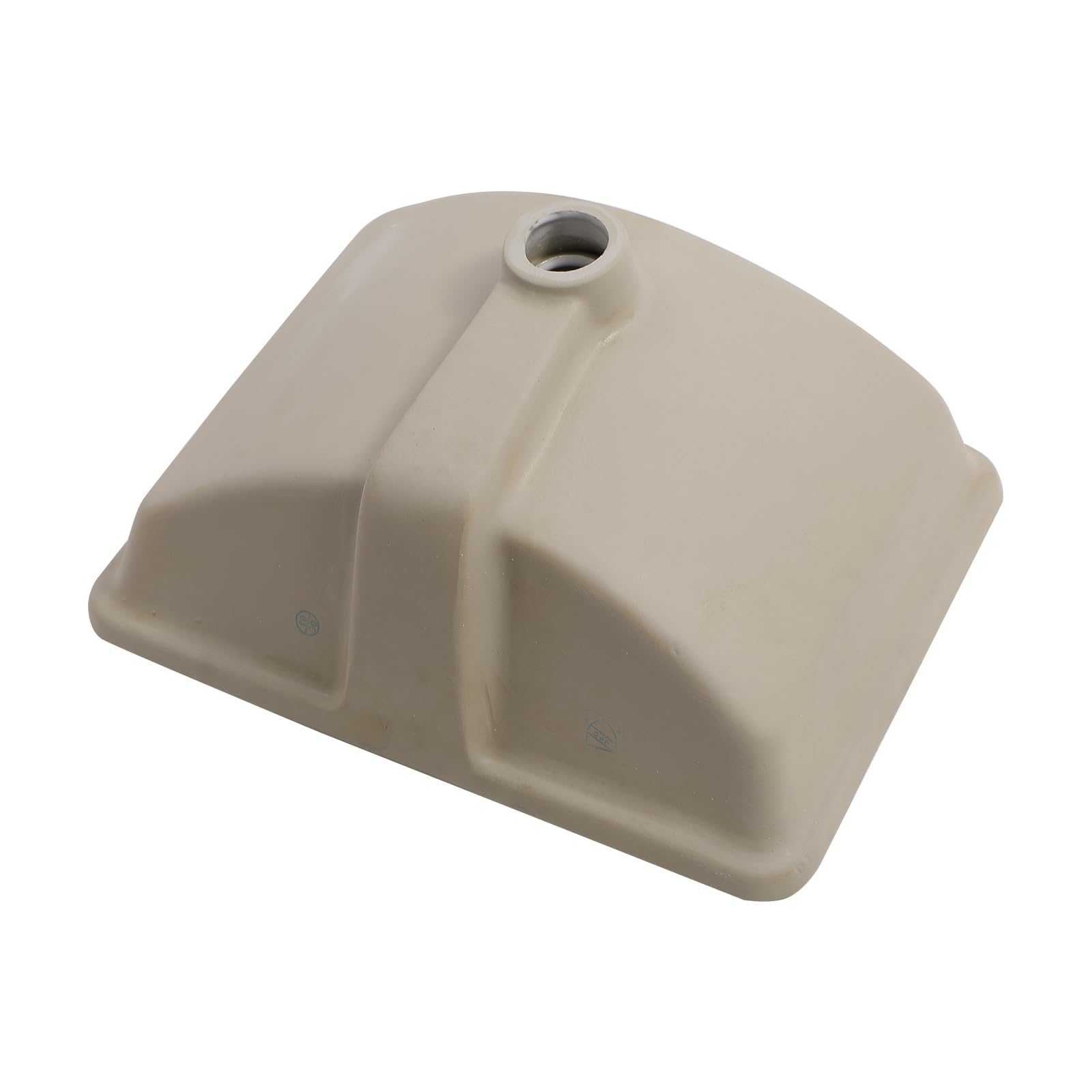 Sarlai 18'' x 14'' White Ceramic Undermount Rectangular Bathroom Sink