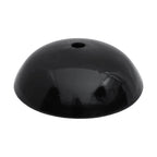 Sarlai 16.5''x16.5'' Black Round Tempered Glass Bathroom Vessel Sink, Countertop Basin with Pop-up Drain Combo