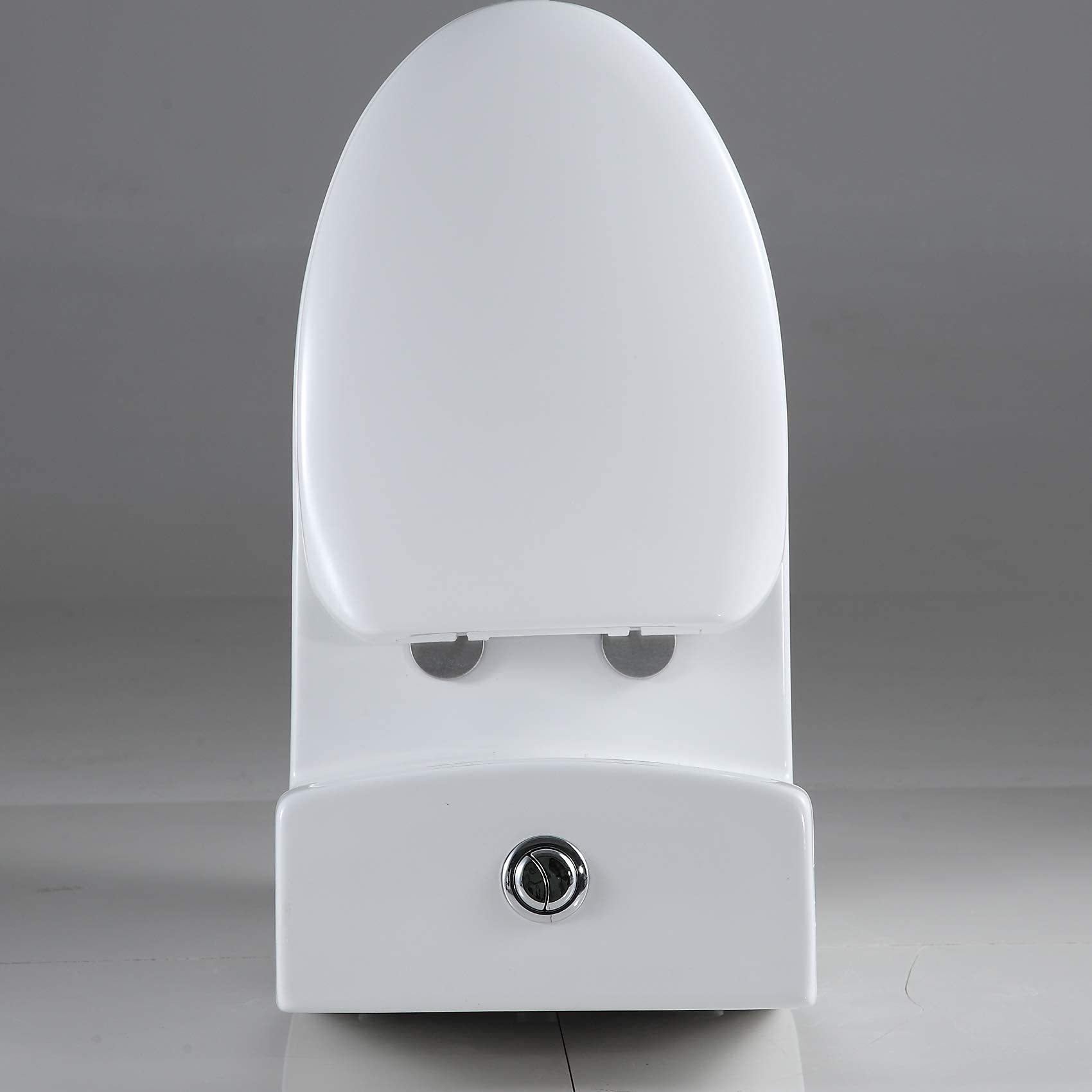 Sarlai One Piece Toilet - Tall Elongated Bathroom Toilet Comfort Height Dual Flush White Ceramic Modern Small Bathroom One Piece Toilet with Soft Seat, 12'' Rough - In, Wax Ring Included