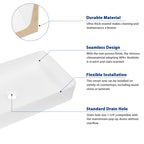 Sarlai 24'' x 14'' Ceramic Rectangle Vessel Drop-in Bathroom Sink