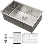Sarlai Undermount Single Bowl Stainless Steel Kitchen Sink