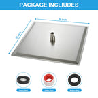 Sarlai 16'' Rain Adjustable Stainless Steel Shower Head