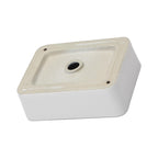 Sarlai 16'' x 12'' Ceramic Rectangular Drop-in Bathroom Vessel Sink