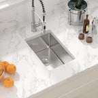 Sarlai Stainless Steel Bar Sink Undermount - 10''x18''x8'' Undermount Bar Prep RV Small Kitchen Sink 16 Gauge Stainless Steel Single Bowl Under Counter Small Outdoor Sinks Basin