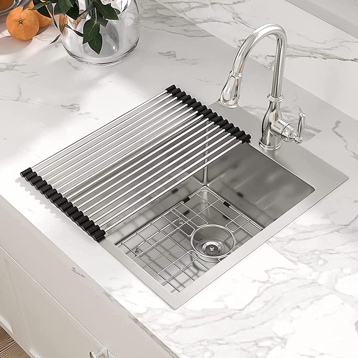 Sarlai 15''x 20'' Stainless Steel Drop-in Single Bowl Bar Sink Secondary image