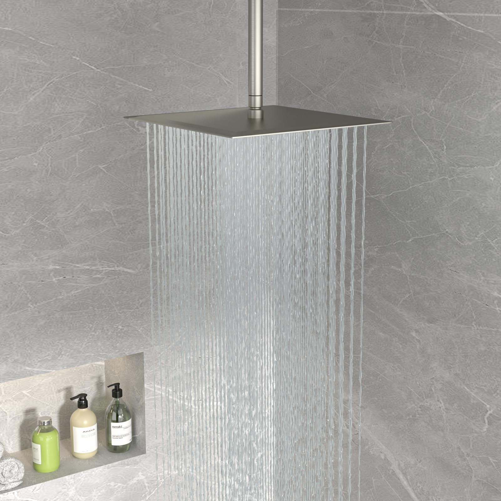 Sarlai 16'' Rain Adjustable Stainless Steel Shower Head