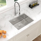 Sarlai 23'' x 18'' Stainless Steel Undermount Single Bowl Kitchen Sink
