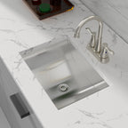 Sarlai 18'' Stainless Steel Undermount Rectangle Bathroom Sink with Drain