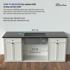 Sarlai 28'' Undermount Stainless Steel Single Bowl Kitchen Sink