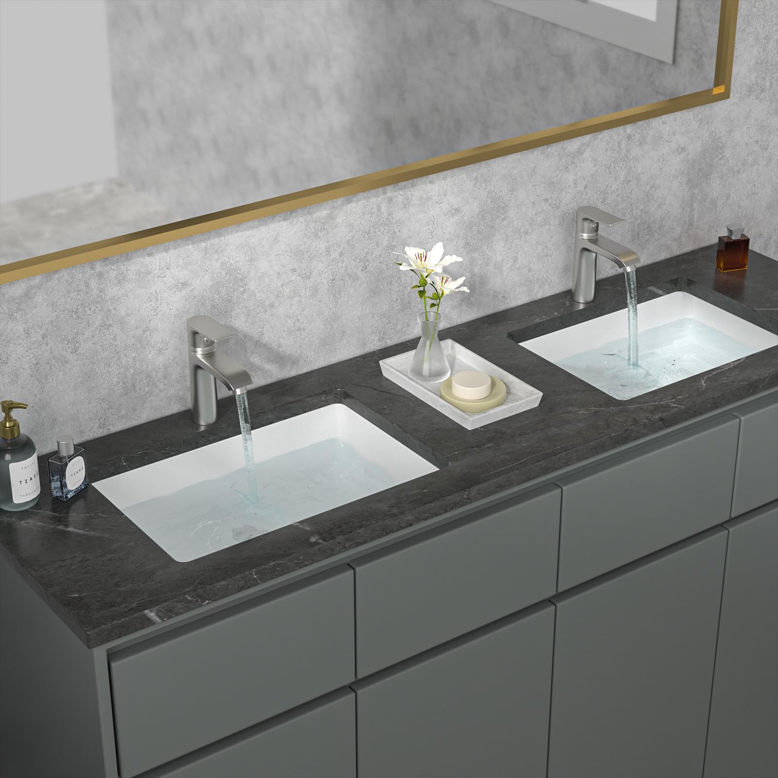 Sarlai 21'' x 14'' White Ceramic Undermount Rectangular Bathroom Sink