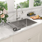 Sarlai 30'' x 22'' Stainless Steel Single Bowl Drop-In Kitchen Sink