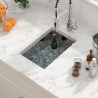 Sarlai Stainless Steel Bar Sink Undermount - 10''x18''x8'' Undermount Bar Prep RV Small Kitchen Sink 16 Gauge Stainless Steel Single Bowl Under Counter Small Outdoor Sinks Basin