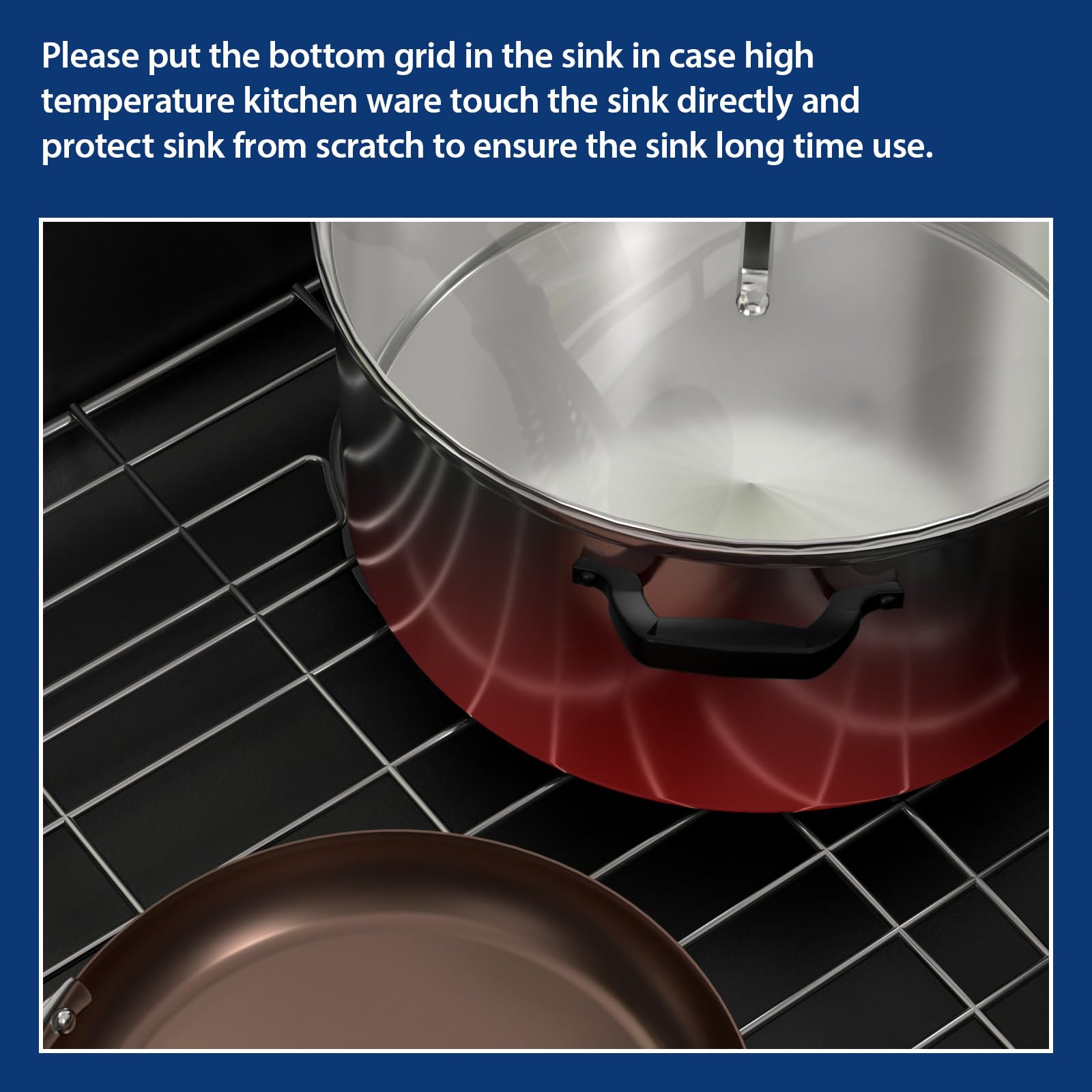 Sarlai 33'' x 22'' Black Quartz Drop-in Waterfall Single Bowl Workstation Kitchen Sink