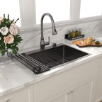 Sarlai 30in Single Bowl Topmount Stainless Steel Kitchen Sink