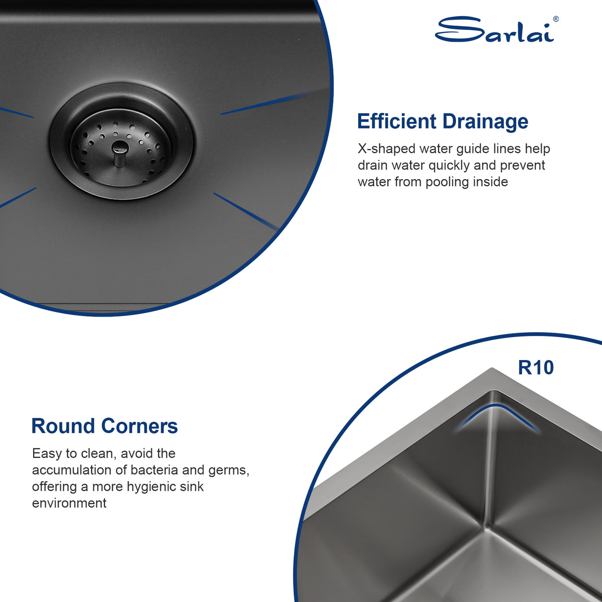 Sarlai 30''x22''Drop In Workstation Kitchen Sink 16 Gauge SUS304 Stainless Steel Single Bowl Topmount Sink with Pull Out Faucet & Soap Dispenser