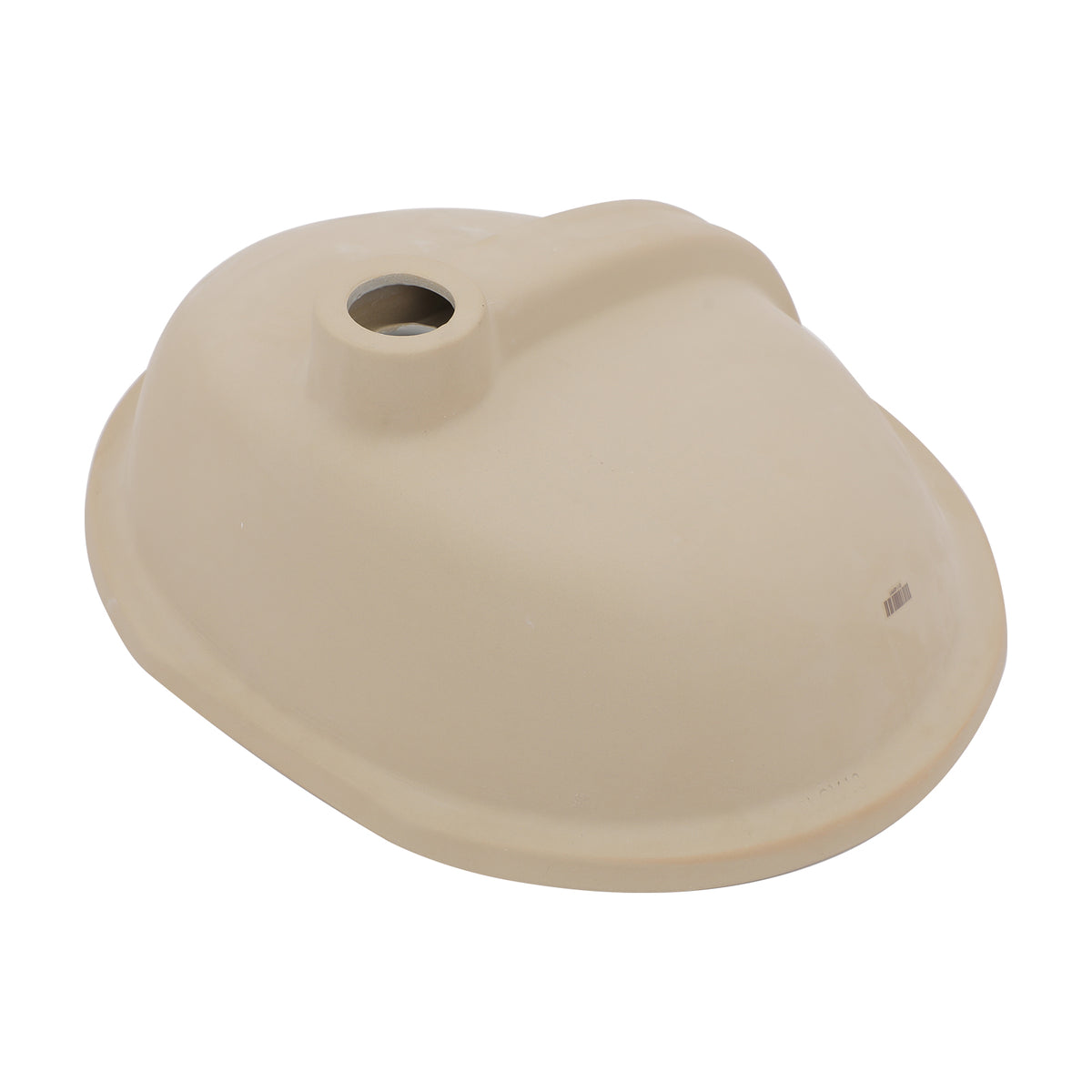 Sarlai 19''x16''Oval Undermount Bathroom Sink White Ceramic Sink With Overflow