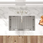 33 Undermount Kitchen Sink - Sarlai 33x19 Inch Kitchen Sink Undermount Single Bowl Stainless Steel 16 Gauge Under Counter Sink Basin