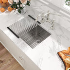 Sarlai 17'' x 19'' Stainless Steel Undermount Single Bowl Prep RV Bar Sink