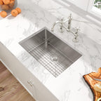 Sarlai 28'' Undermount Stainless Steel Single Bowl Kitchen Sink