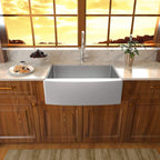 Sarlai 33'' x 21'' Stainless Steel Apron Front Single Bowl Farmhouse Sink
