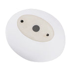 Oval Vessel Sink - Sarlai 16''x13'' Bathroom Sink Oval Shape Above Counter White Porcelain Ceramic Bathroom Vessel Vanity Sink Art Basin