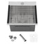 Sarlai 15in Topmount Single Bowl Stainless Steel Bar Sink