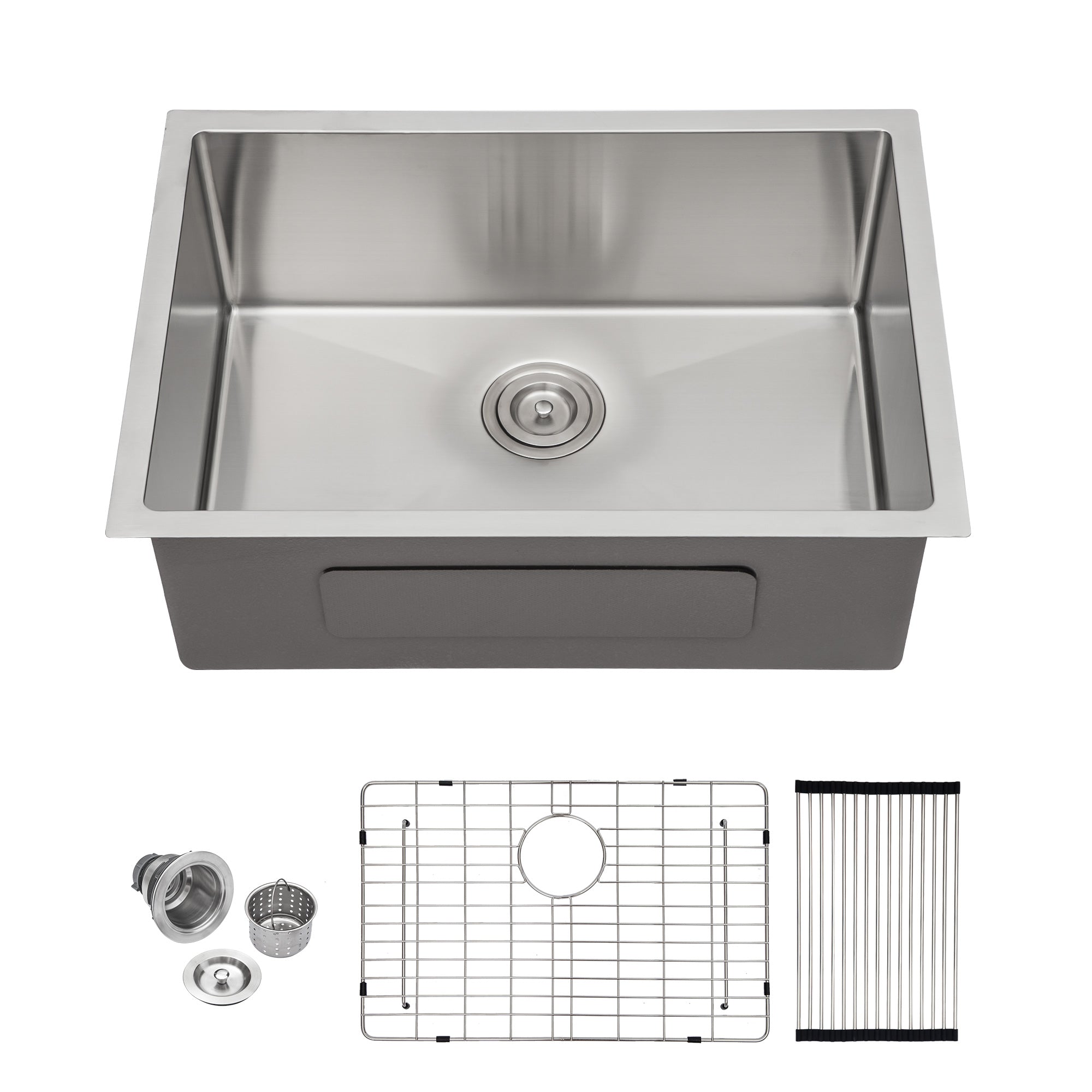 Sarlai 28'' Undermount Stainless Steel Single Bowl Kitchen Sink